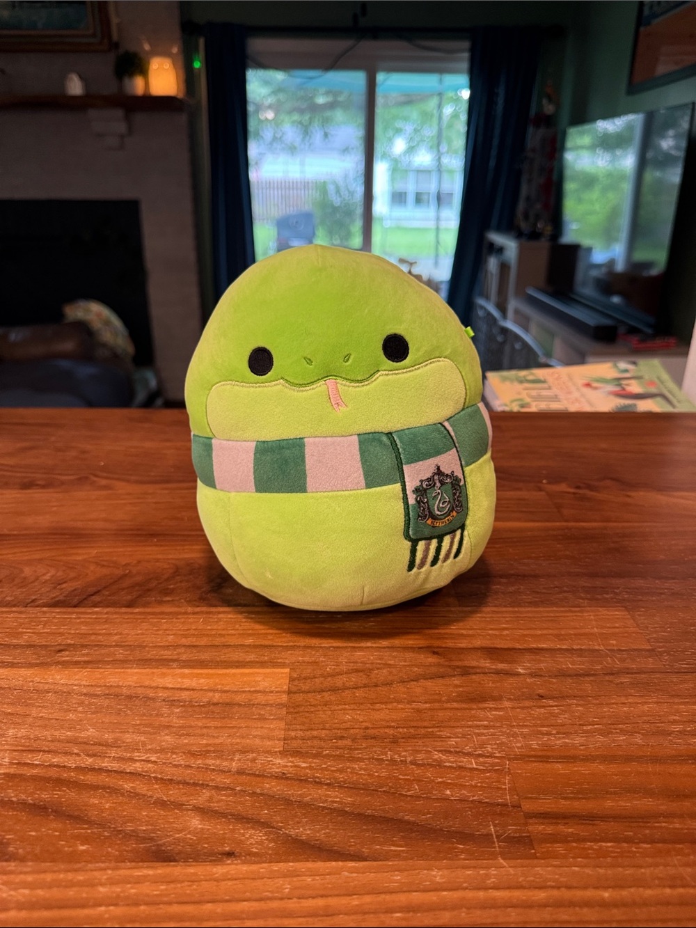 Harry Potter Slytherin Green Plush Snake with Scarf